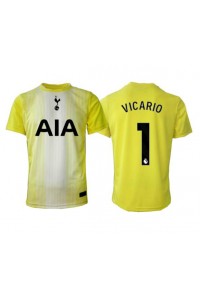 Tottenham Hotspur Guglielmo Vicario #1 Maalivahti Jalkapallovaatteet Kolmaspaita 2025-26 Lyhythihainen